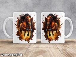 Hrnek - 0384 - Kůň v běhu 04